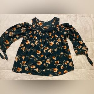 Sienna Sky Women’s Floral Off-The-Shoulder Blouse Size L